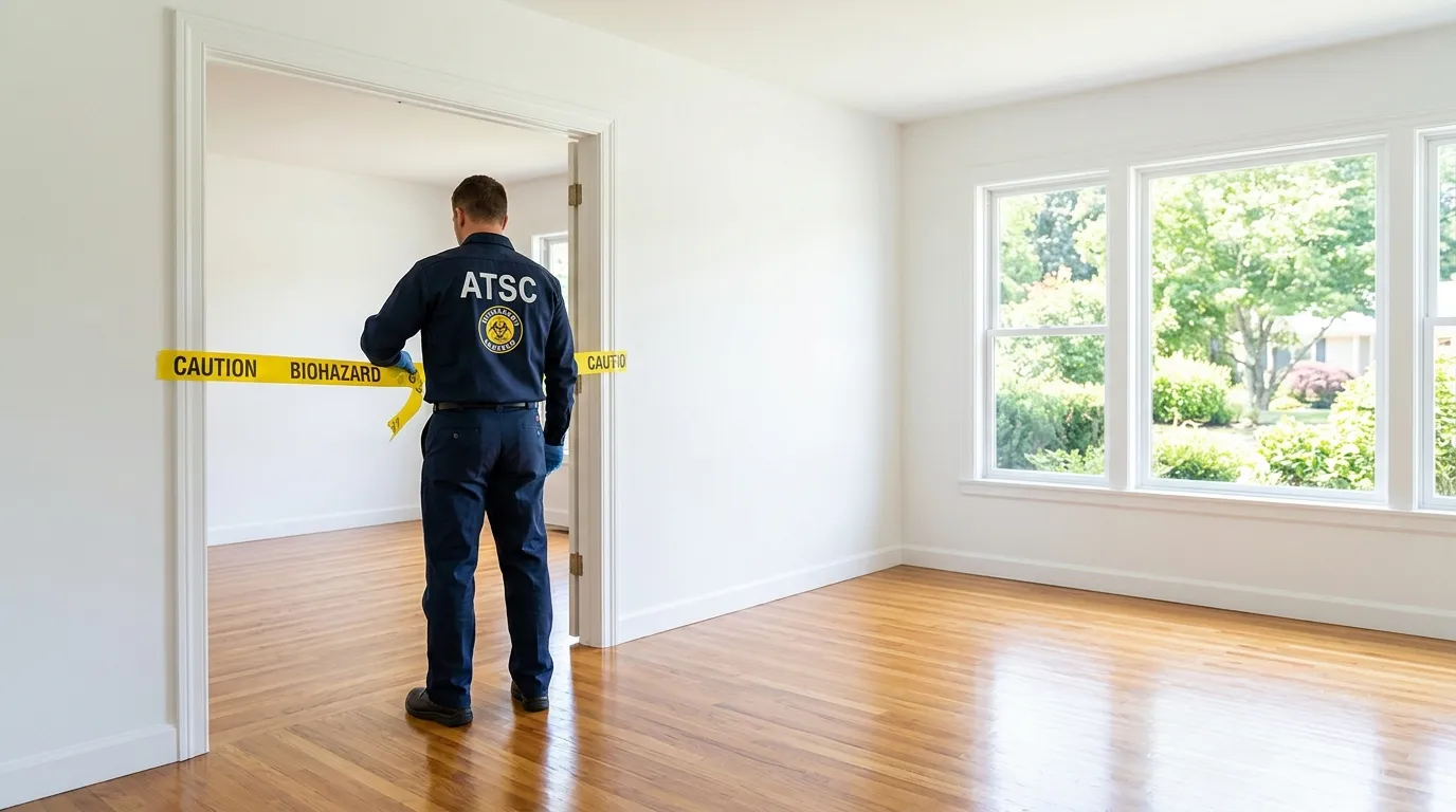 Certified biohazard cleanup crew performing Crime Scene Cleanup in Sebastopol